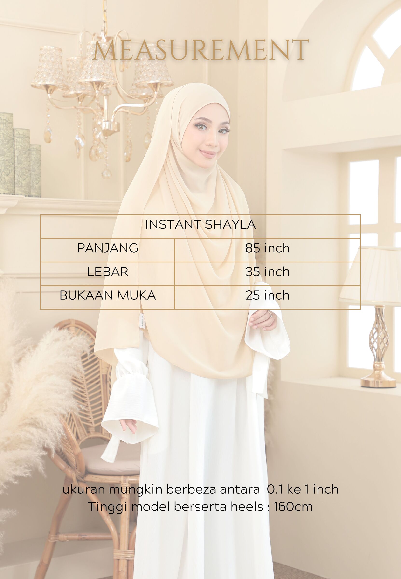 SIZE CHART SHAYLA