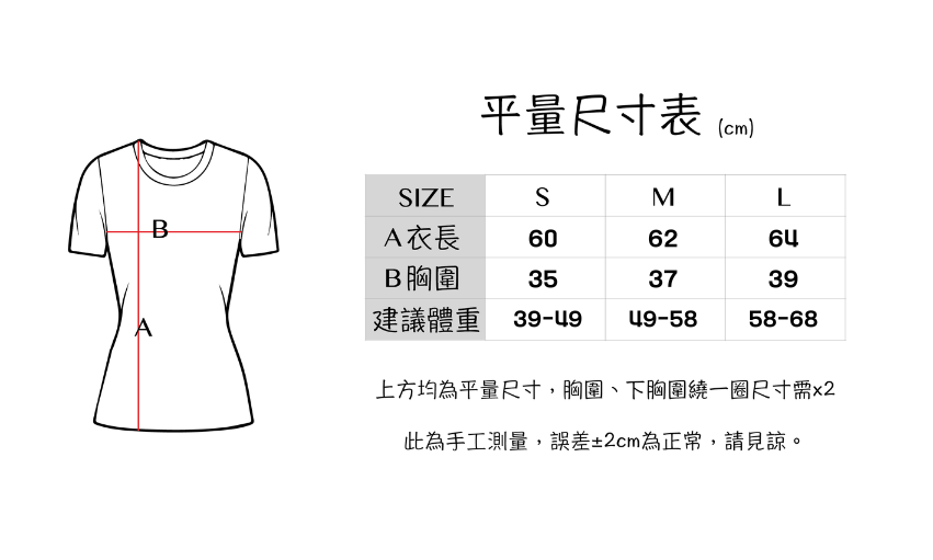 尺寸表