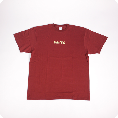 LOGO TEE 酒紅