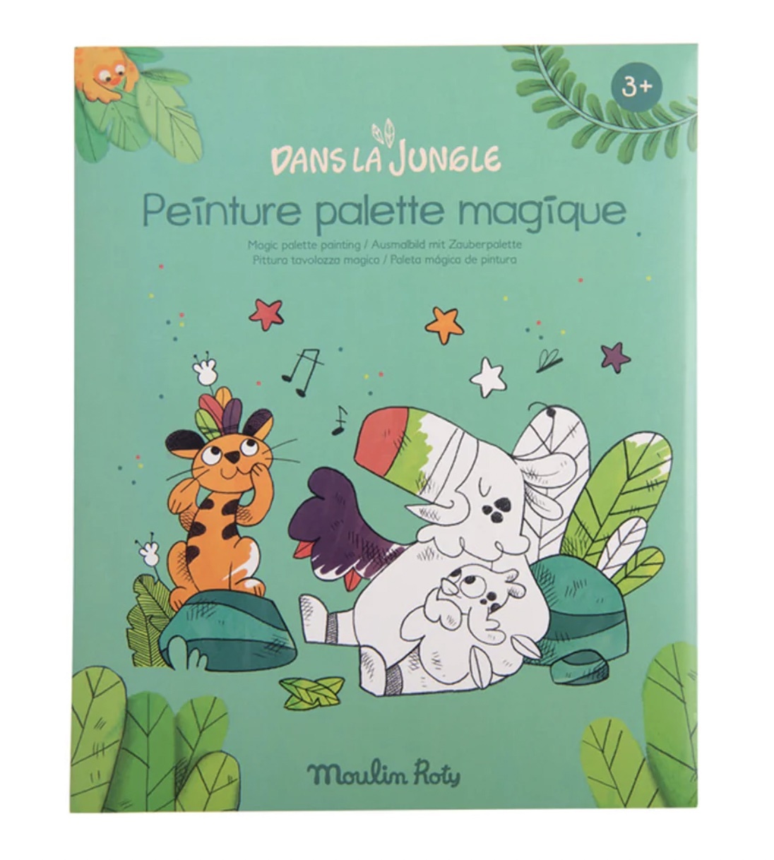 Moulin Roty | Dans La Jungle Magic Palette Painting – Stacking Cups Moulin Roty | Dans La Jungle Magic Palette Painting – Stacking Cups