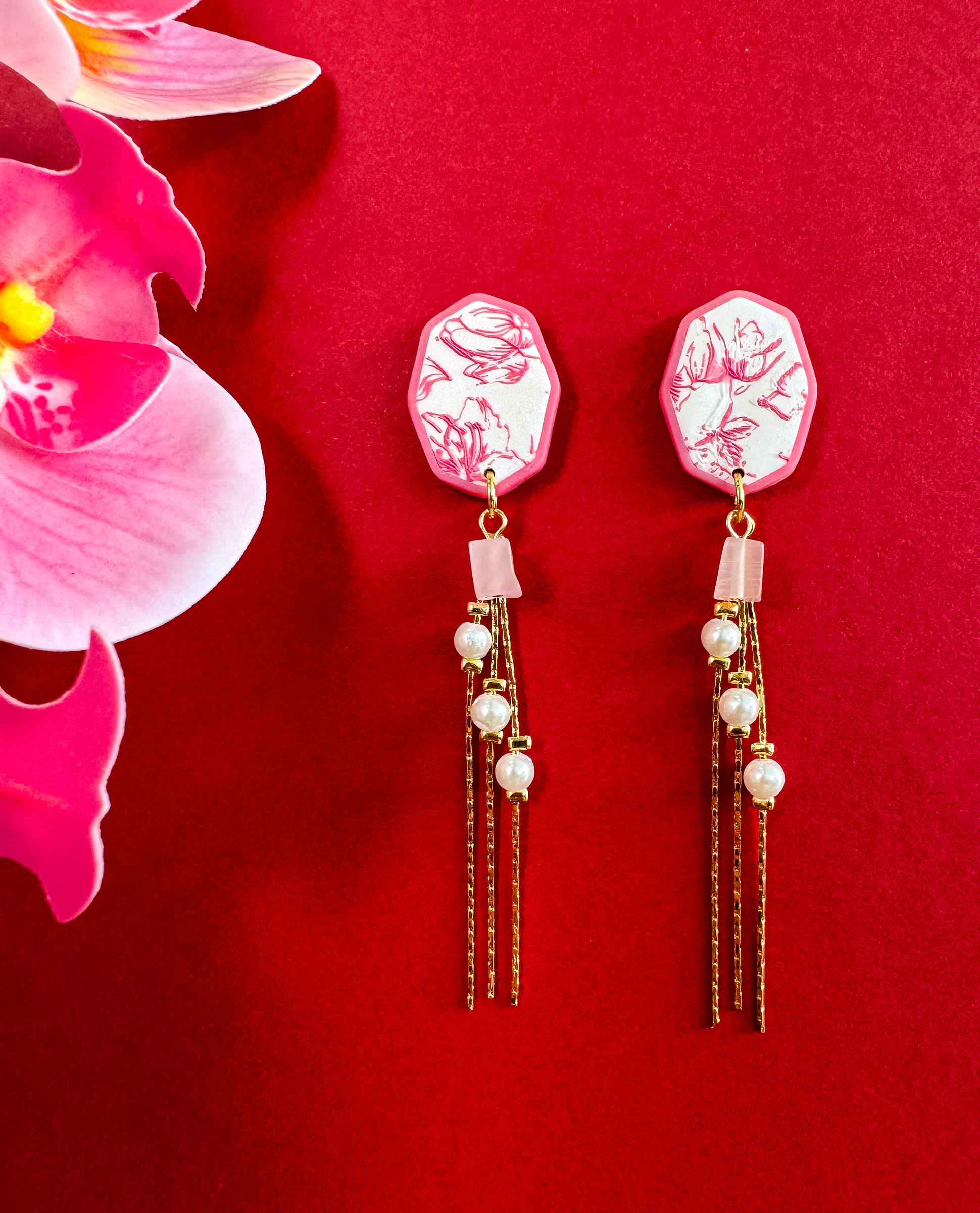 瓷》Pink Porcelain Peonies Blossom – bysze