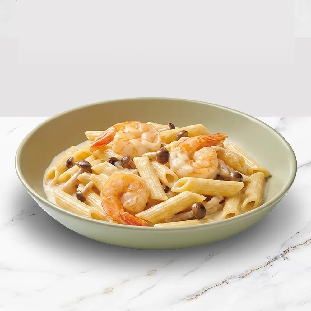 Prawn Penne with Cheese