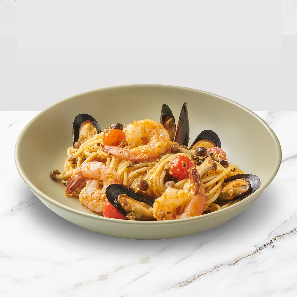 Thai Seafood Spaghetti