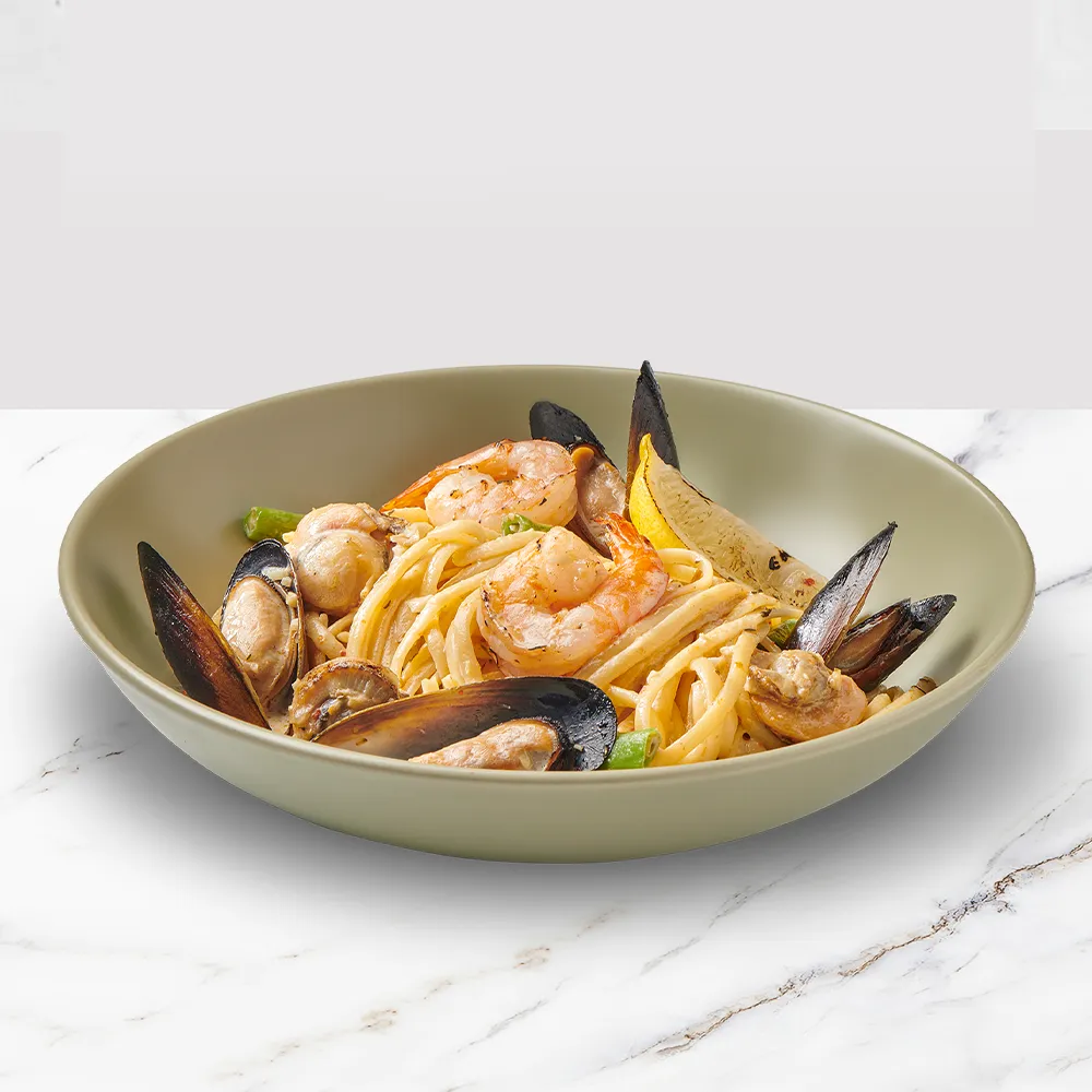 Spicy Seafood Medley Pasta