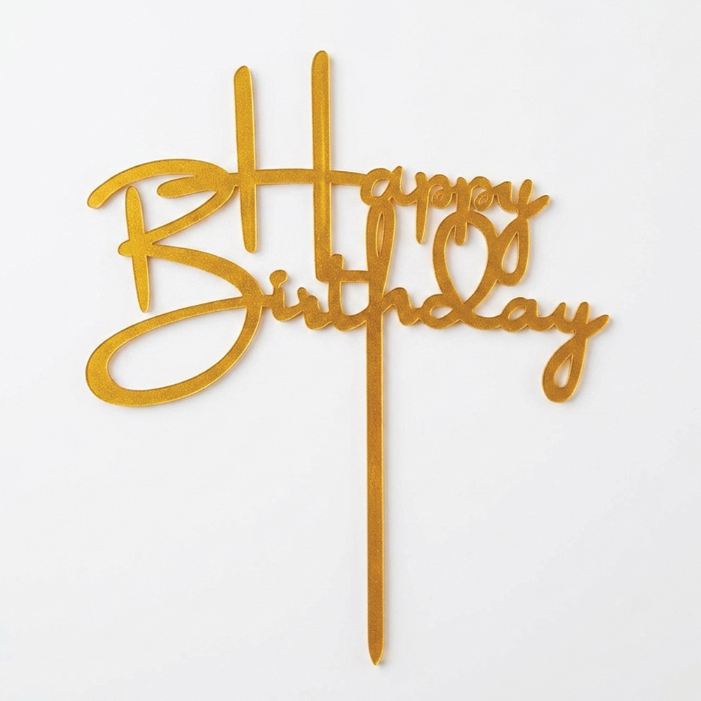 HAPPY BIRTHDAY (GOLD)