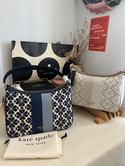 Kate Spade New York Spade Flower Jacquard Stripe Sam Small Convertible  Shoulder Bag (Blue Multicolor) Shoulder Handbags - Yahoo Shopping