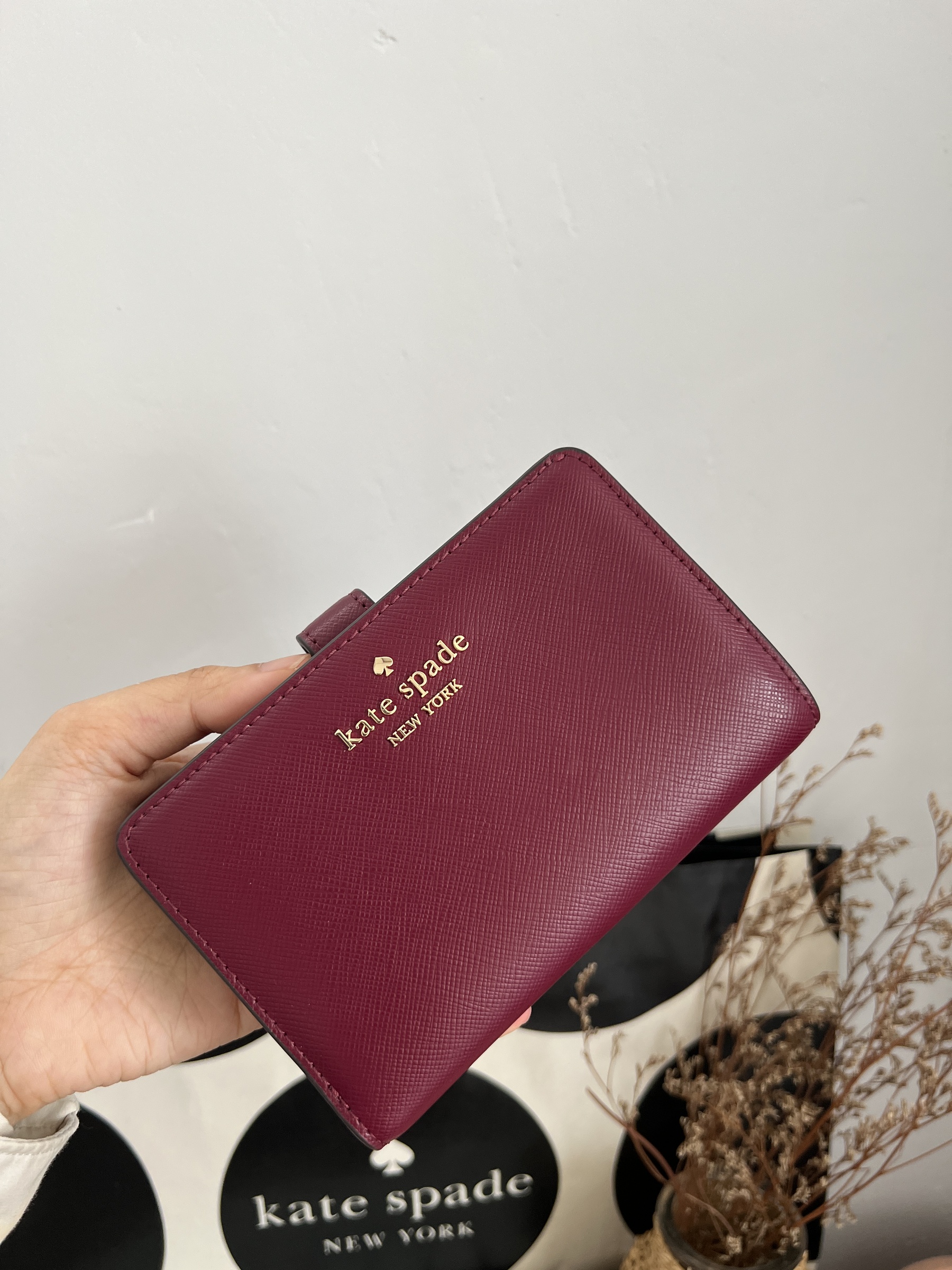 Kate Spade Adalyn Pink Kate Spade Card Holder Wallet Keychain