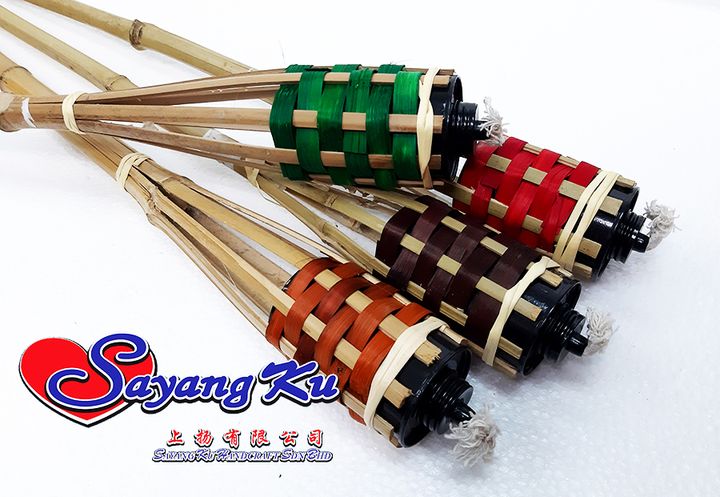 Pelita Raya Buluh Traditional Bamboo Hari Raya Decoration Malaysia