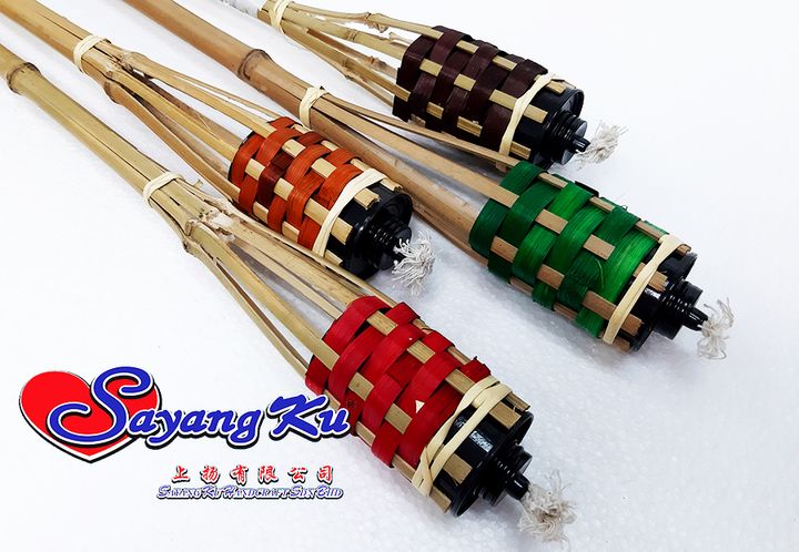 Pelita Raya Buluh Traditional Bamboo Hari Raya Decoration Malaysia