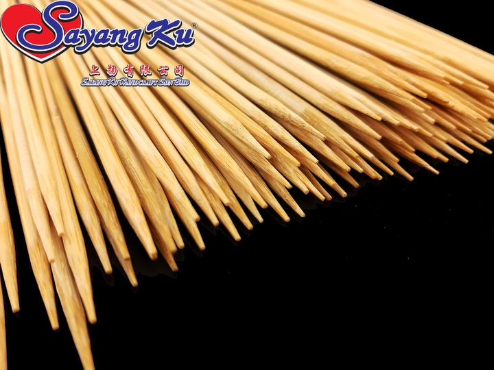 Sharp Point Lidi Buluh Batang Bunga Telur Bamboo Sticks 10 Inch