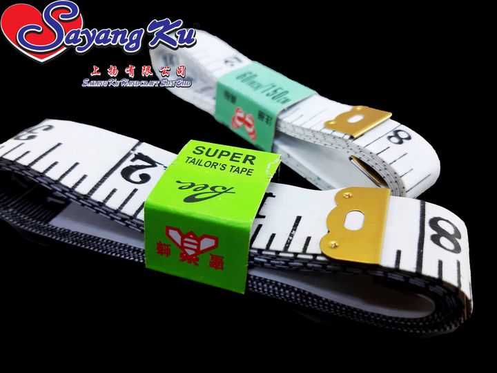 Tailor Measuring Tape Super Bee Tali Ukur Baju Jahit Malaysia