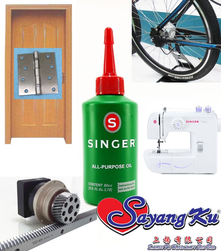 Singer All Purpose Oil 80ml Multipurpose Lubricant Minyak Mesin Jahit Malaysia