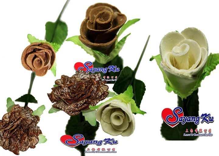 Set Bunga Kapur Pinang Gambir Tiruan untuk Gubahan Hantaran Malaysia