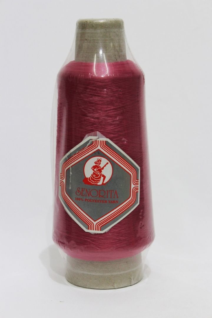 Original Senorita 100 Percent Rayon Embroidery Thread Benang Sulam Kilat Maroon