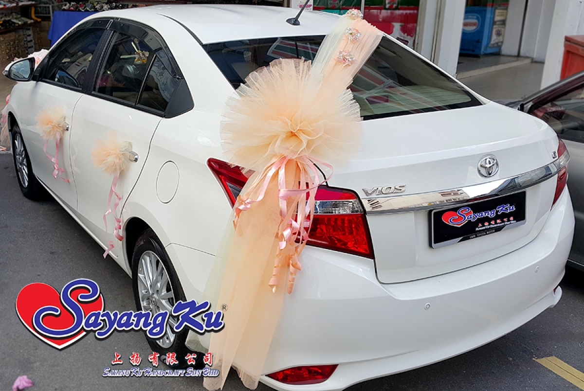 Wedding Car Decoration Services Rm 180 Sayangku Handcraft