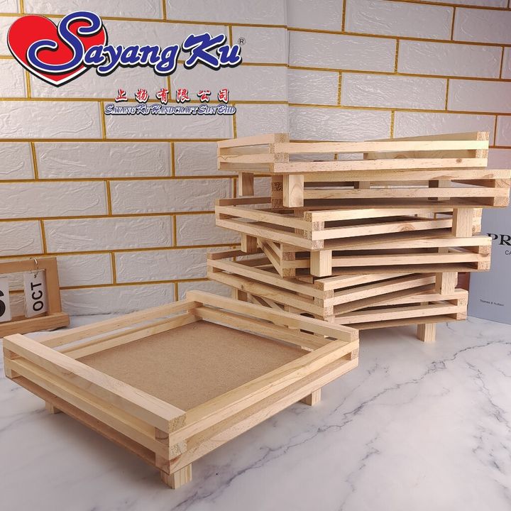 Wooden Wedding Tray Malaysia Wood Hantaran Pallet Box Wholesale