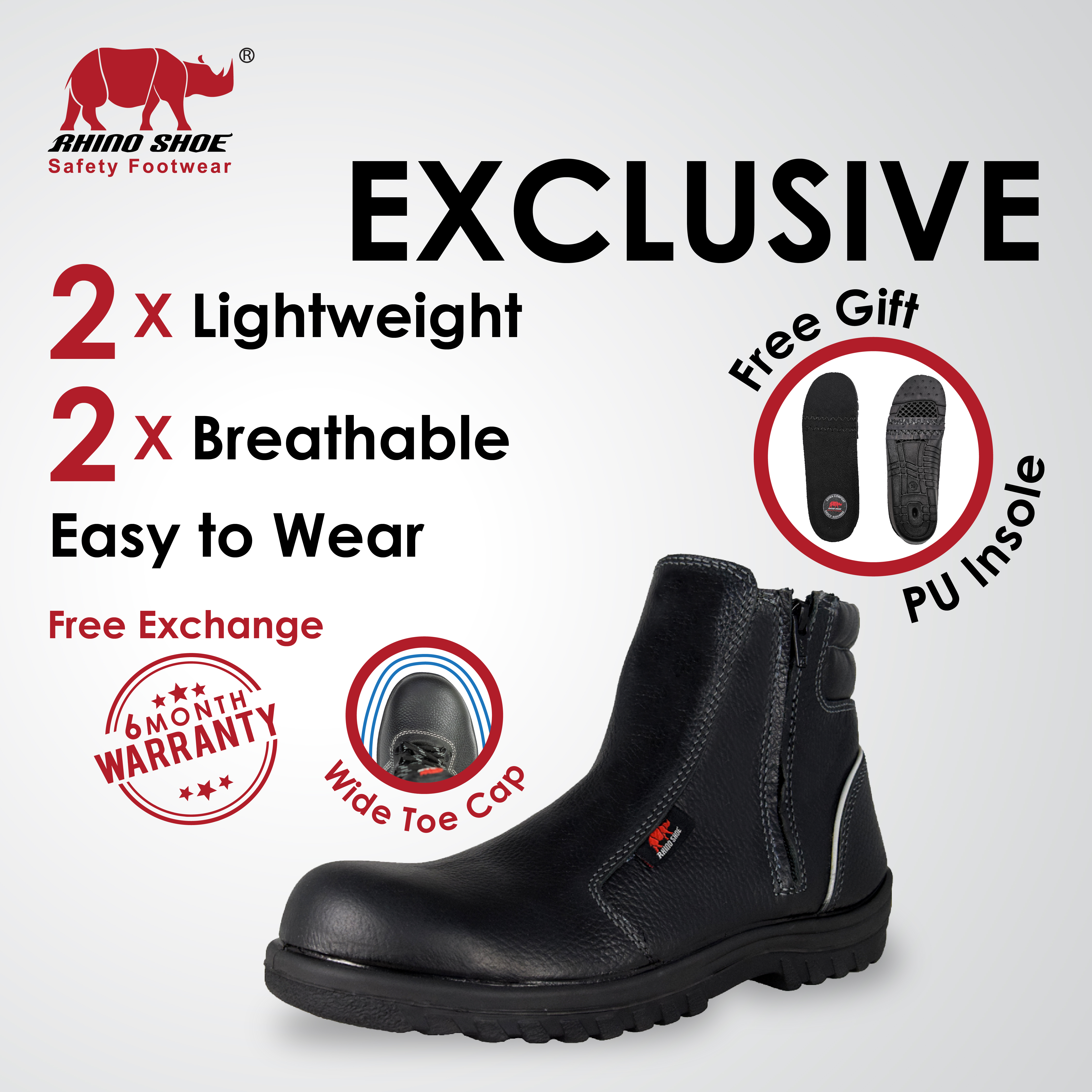 Rhino Safety Shoe Product Feature [0002] v1.4-03