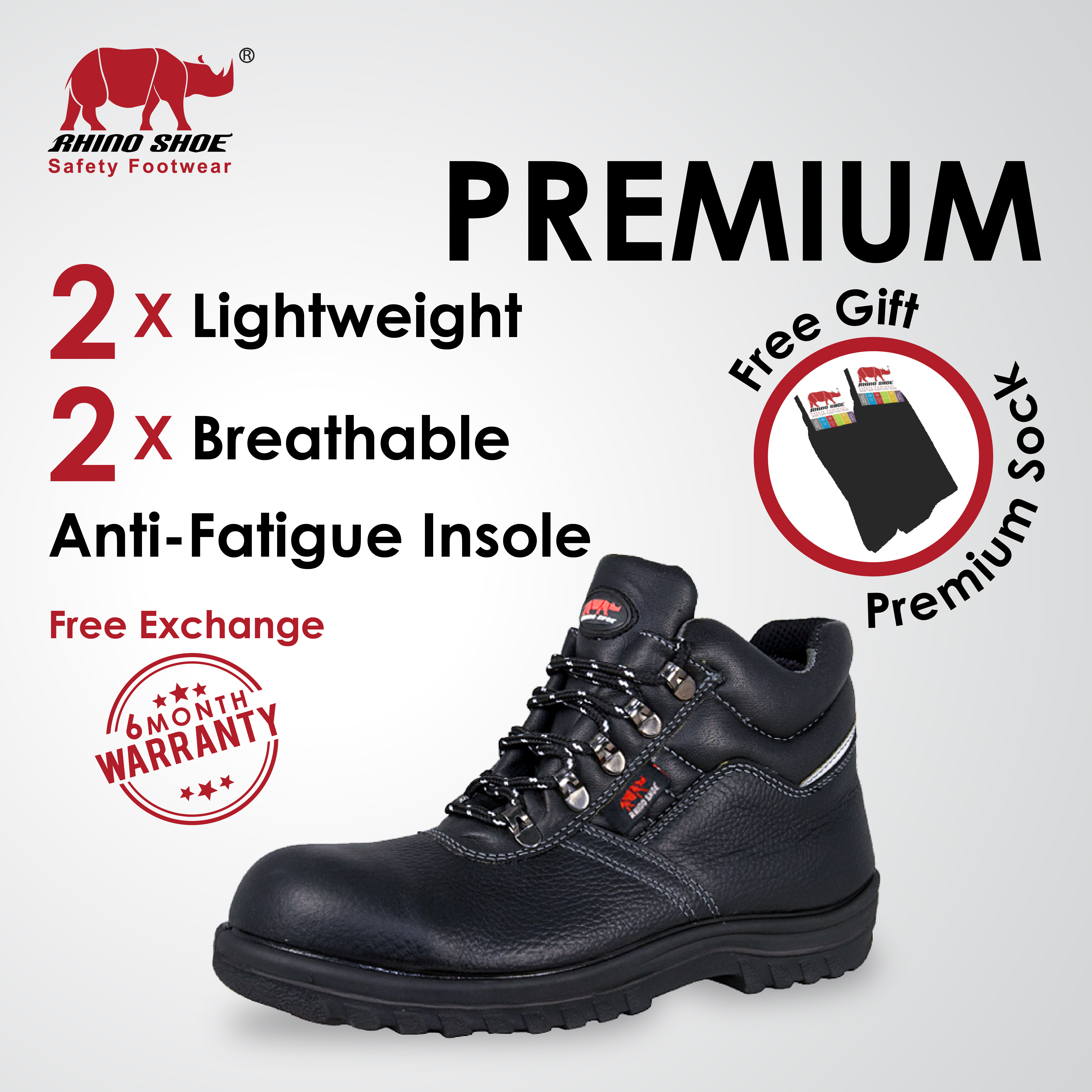 Rhino Safety Shoe Product Feature [0002] v1.4-02
