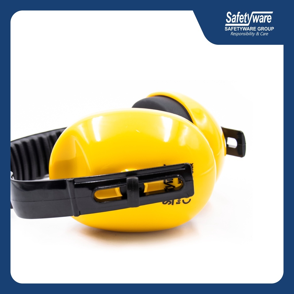 Safetyware Ear Muff with Headband I Noise Reduction I Ear