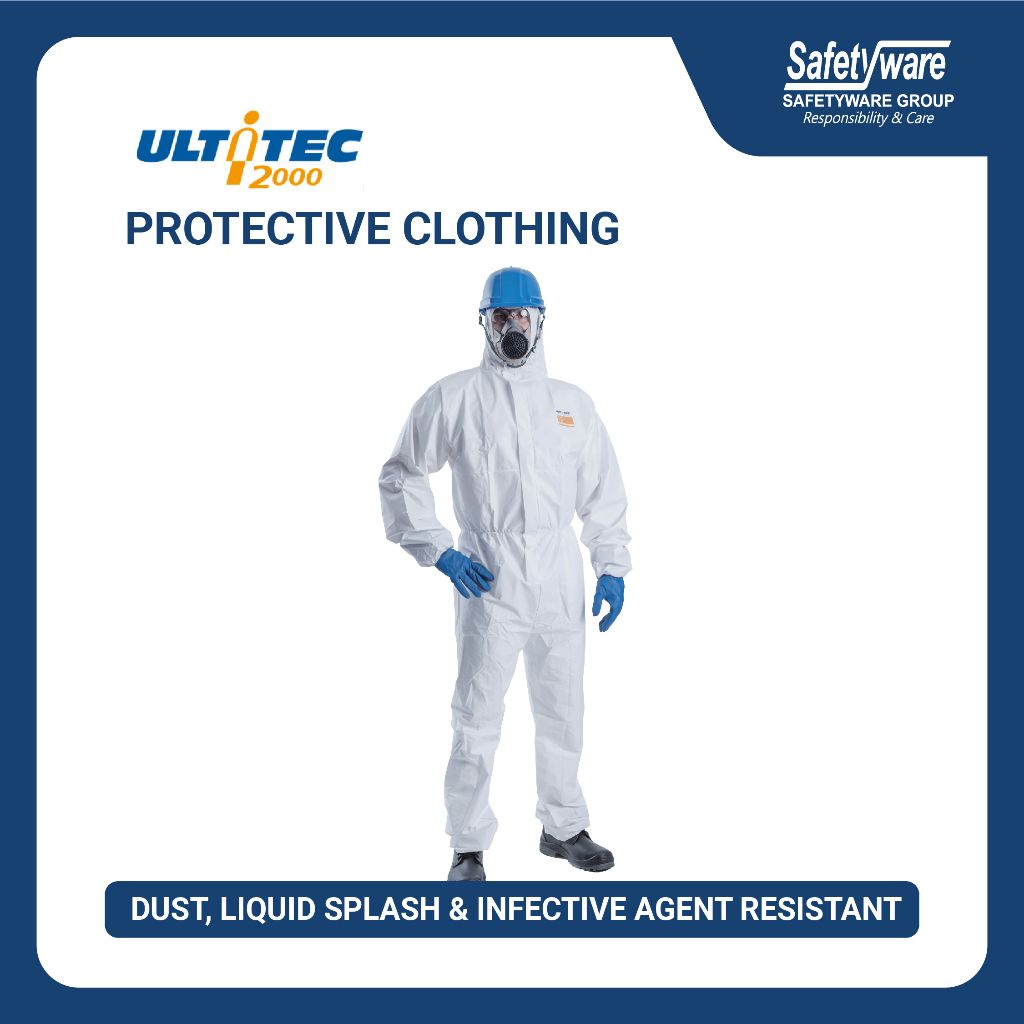 Protective Suit ULTITEC 2000 Oil, Liquid Splash Infective Agents