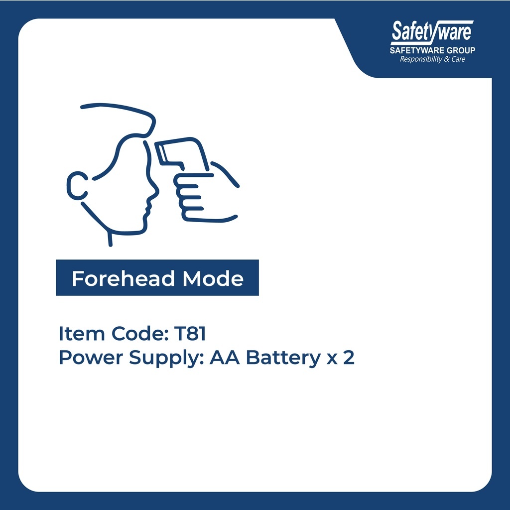 GENIAL Infrared NonContact Forehead Thermometer LED Display I Model