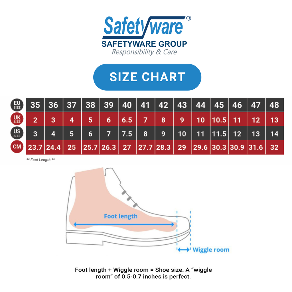 sizing chart pu