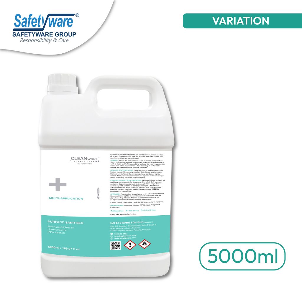CLEANWARE Surface Sanitizer Liquid - ASS01-06