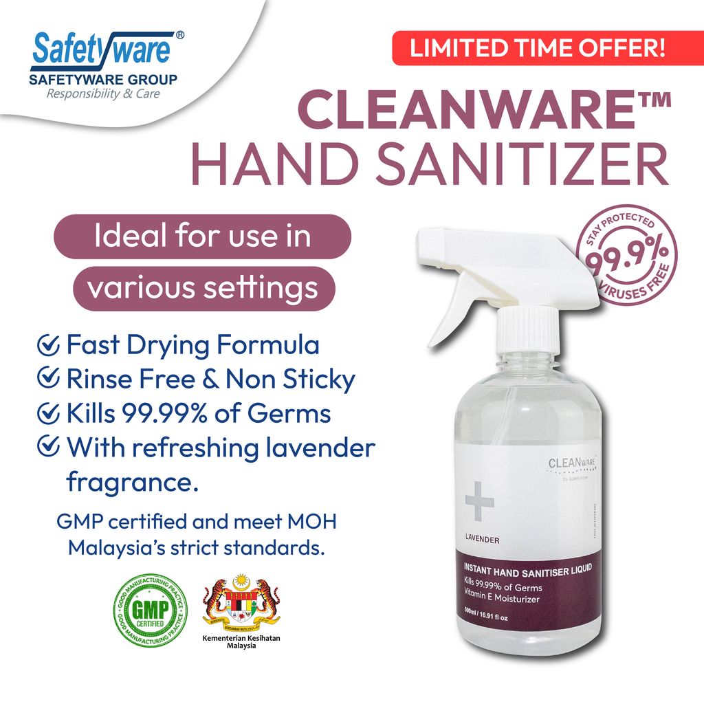 CLEANWARE Liquid Hand Sanitizer - HSL01-01