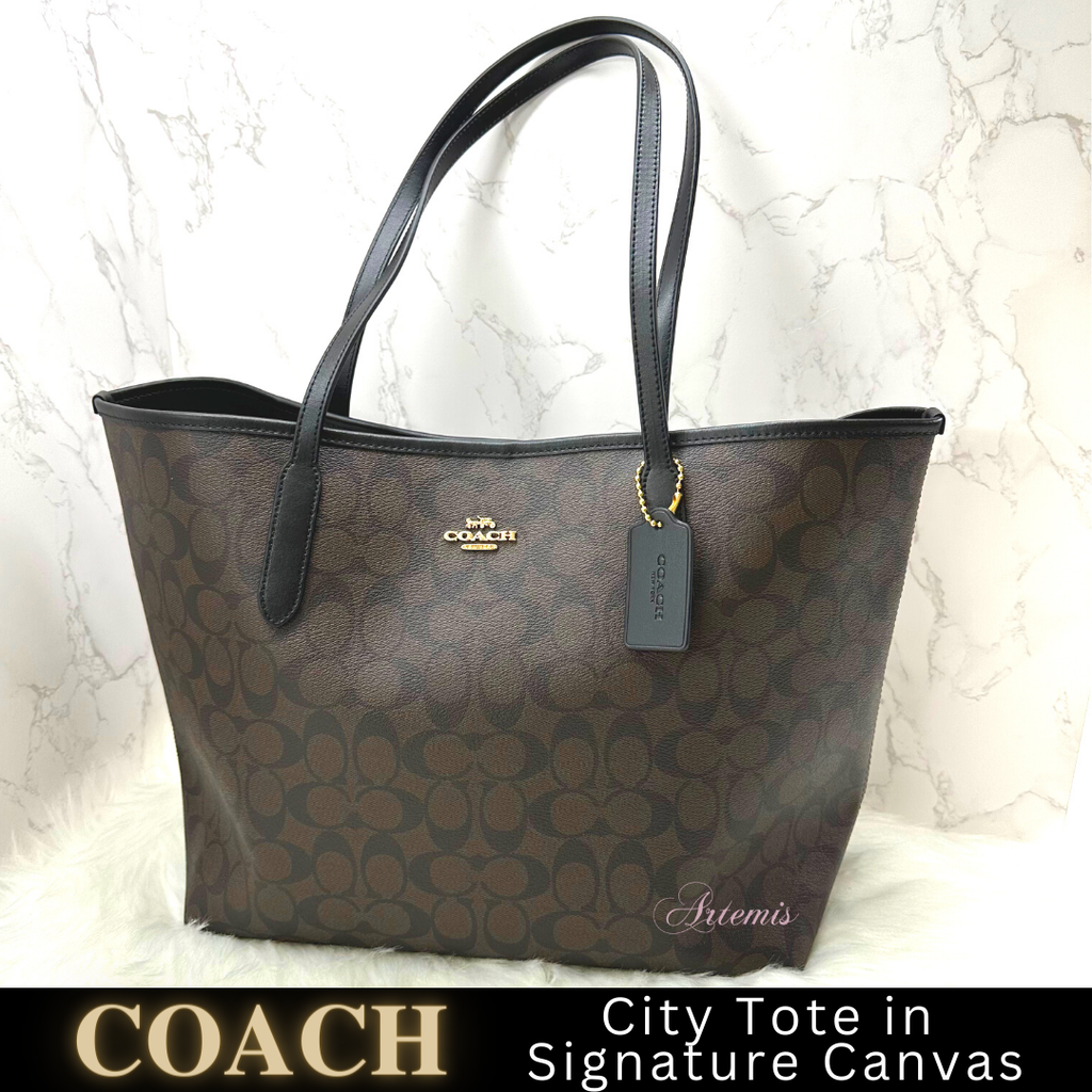 COACH®  City Tote In Signature Canvas