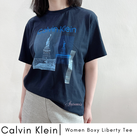 Calvin Klein Women Boxy Liberty Tee