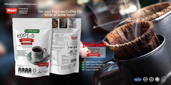 French Press Roasted Black Coffee "O" | CAROMA MALAYSIA