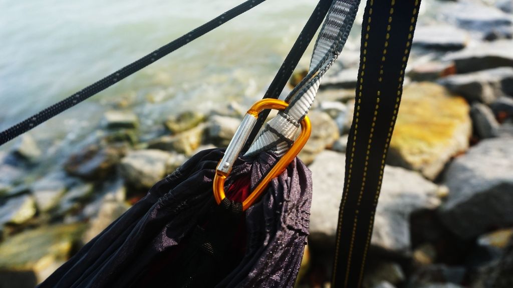 Carabiner for Bayu Gear Loft fixed on hammock sling.jpg