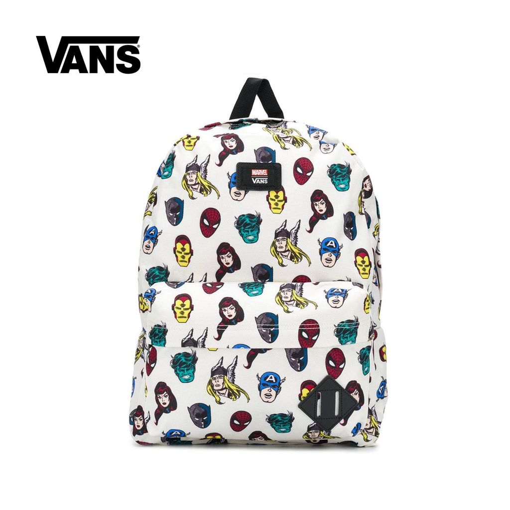 vans marvel white