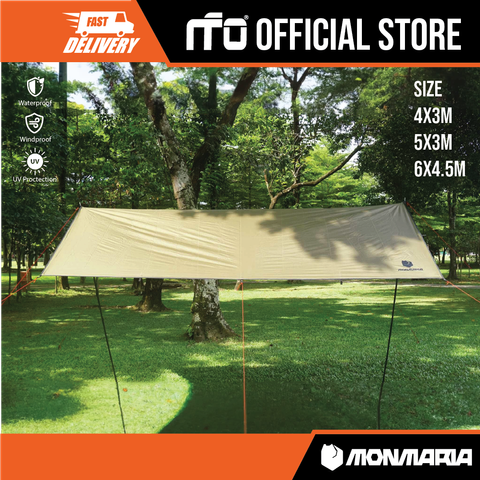 MONMARIA Bayu Tarp Flysheet Dark Olive