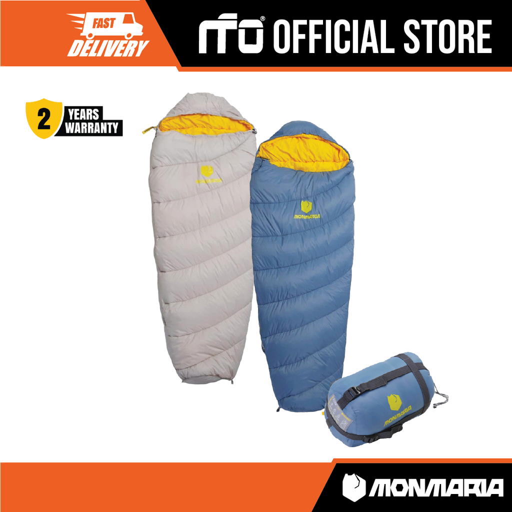 MONMARIA Benum 100 Sleeping Bag Aegean Blue Cloud Grey