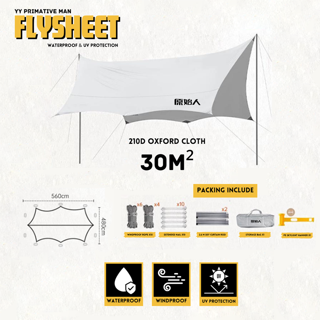 30mm flysheet