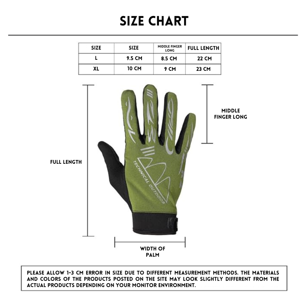 k2 anti slip glove size