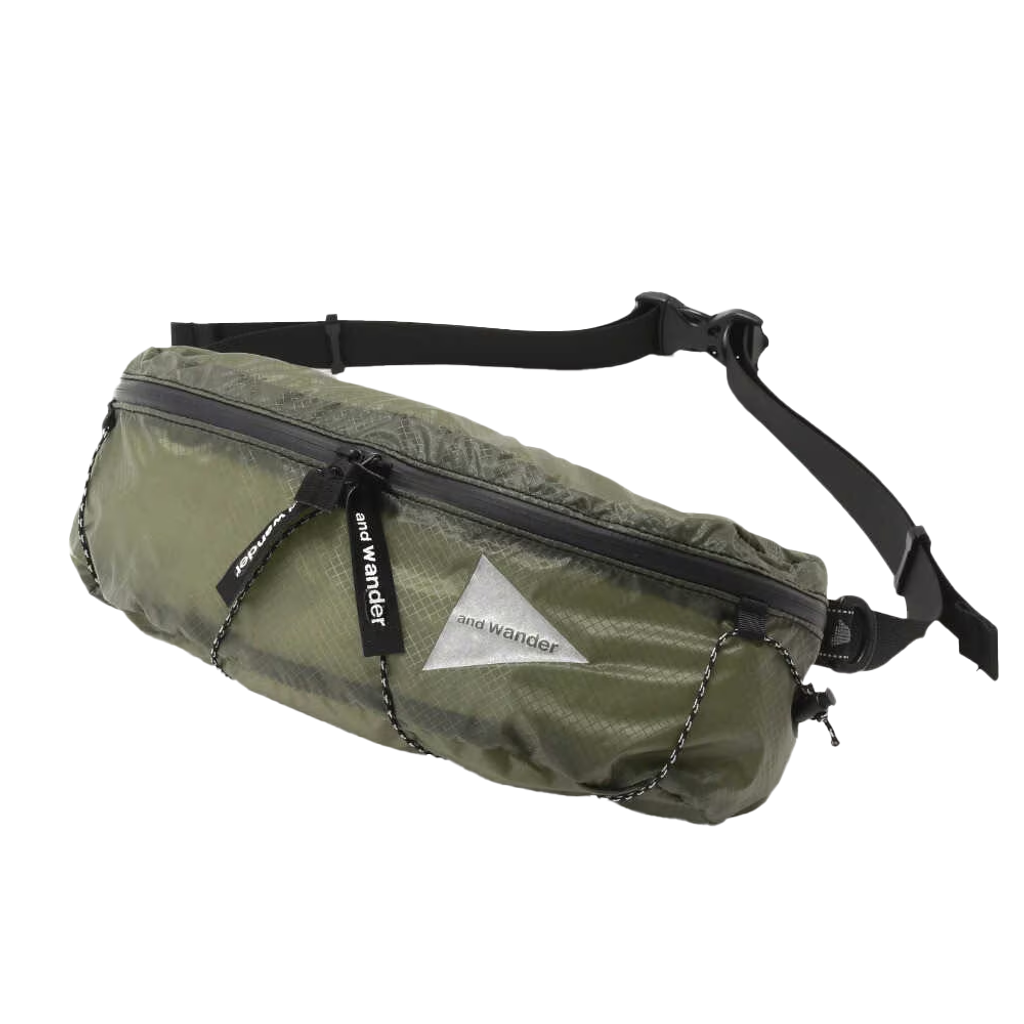 and wander green bag white bbackground