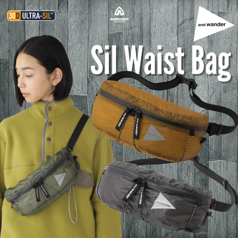 AND WANDER SIL WAIST BAG