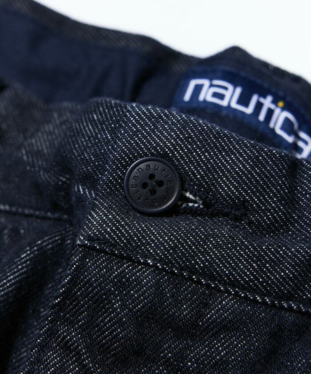 復古水染滾邊雙褶立體剪裁丹寧西裝褲_22