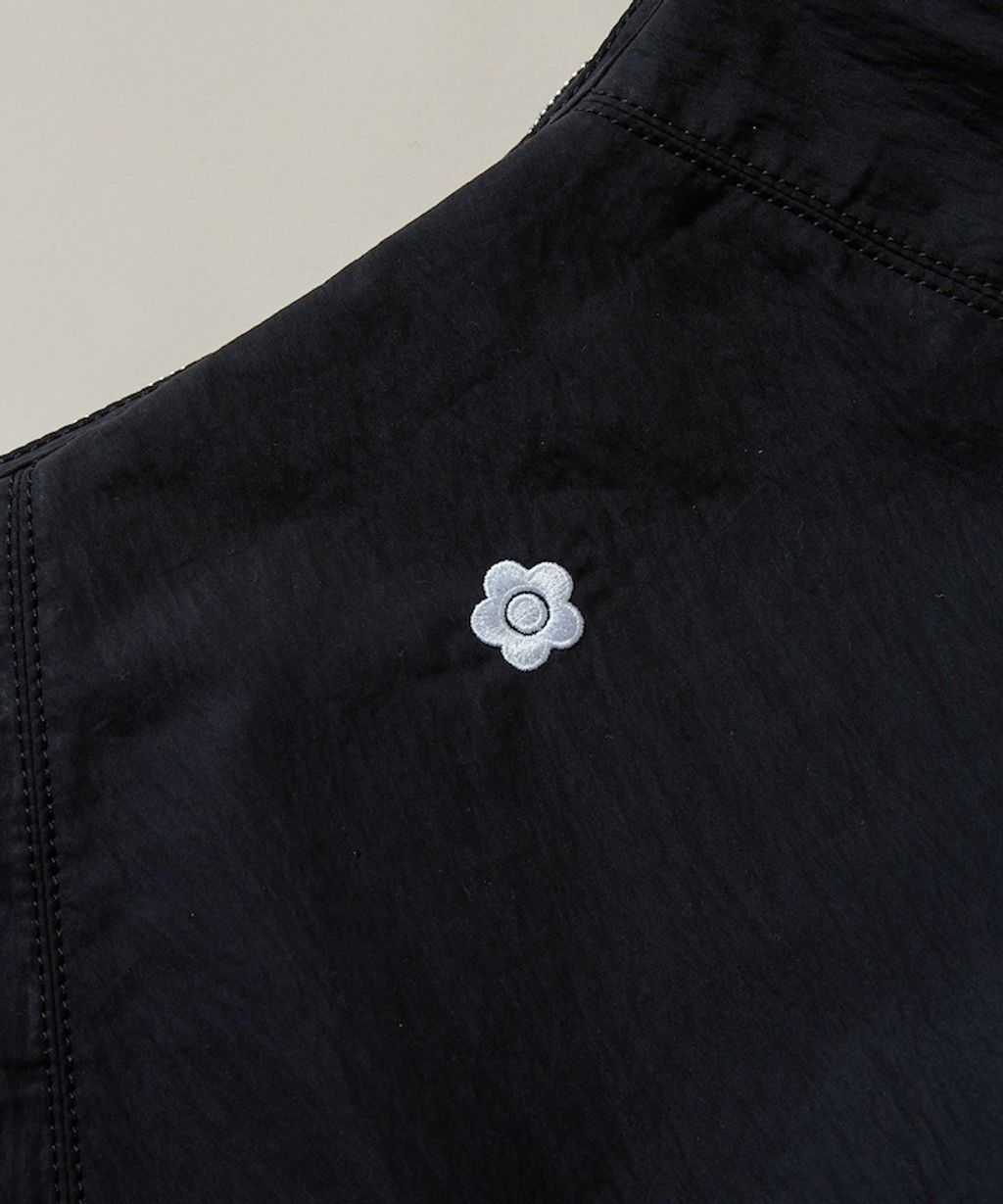 MARY QUANT刺繡尼龍斜背肩包_27