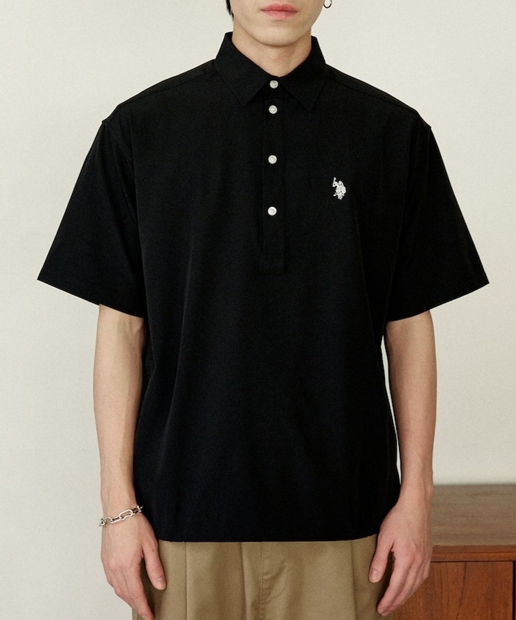 U.S. POLO USSN. × PUBLUX 亞麻短袖襯衫_40