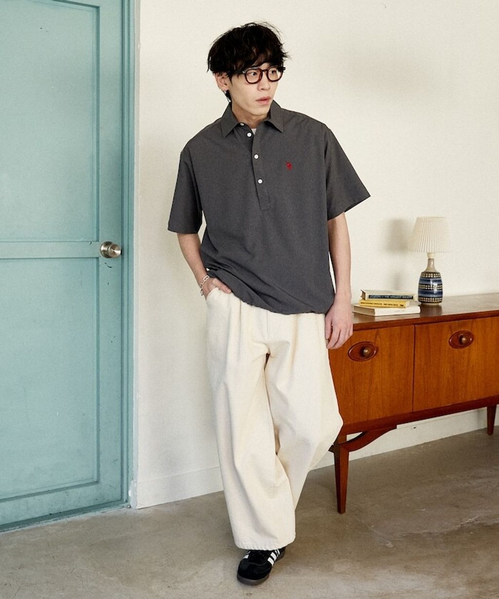 U.S. POLO USSN. × PUBLUX 亞麻短袖襯衫_26