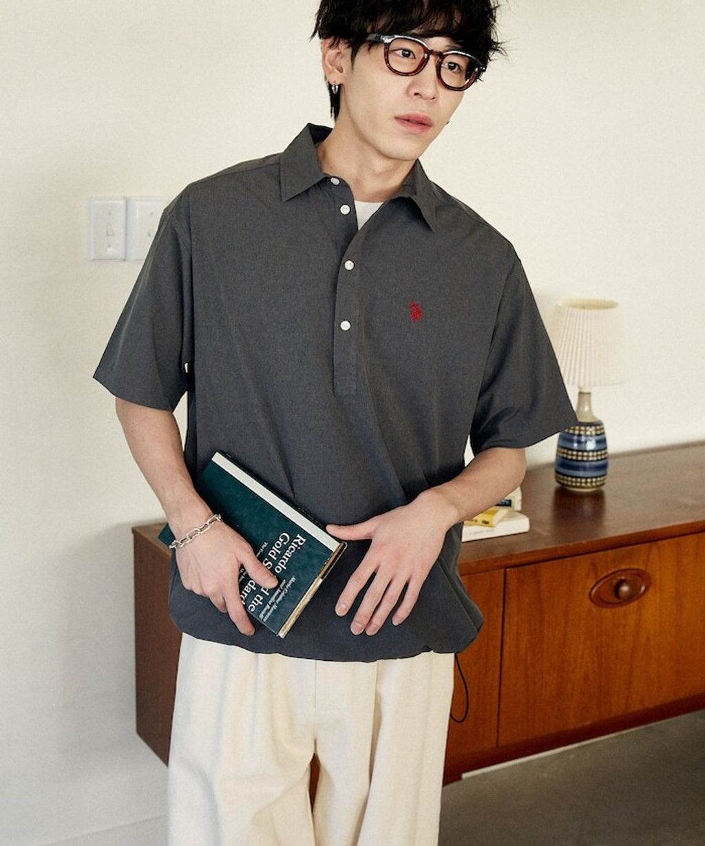 U.S. POLO USSN. × PUBLUX 亞麻短袖襯衫_22