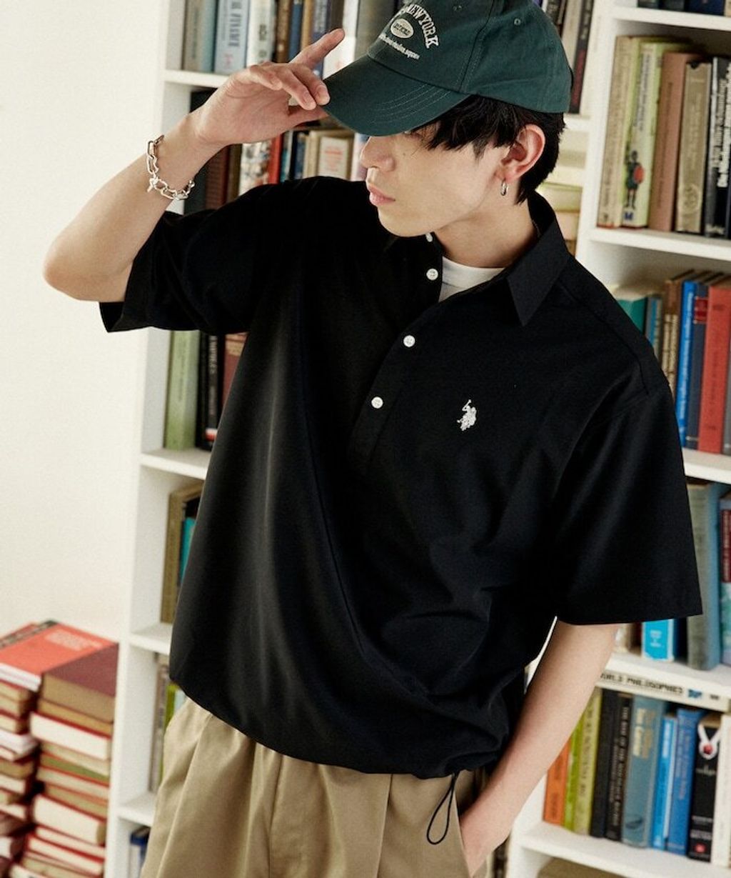 U.S. POLO USSN. × PUBLUX 亞麻短袖襯衫_38