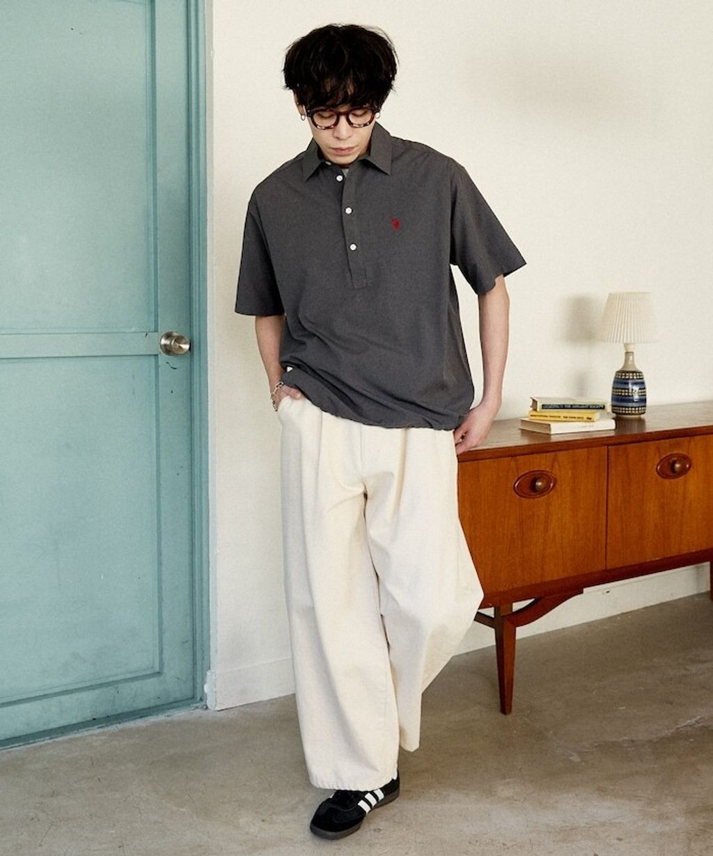 U.S. POLO USSN. × PUBLUX 亞麻短袖襯衫_29