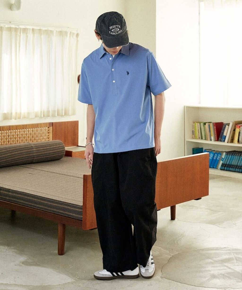 U.S. POLO USSN. × PUBLUX 亞麻短袖襯衫_17