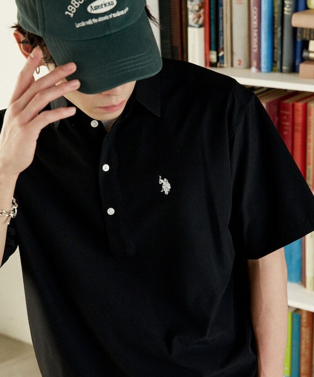 U.S. POLO USSN. × PUBLUX 亞麻短袖襯衫_34