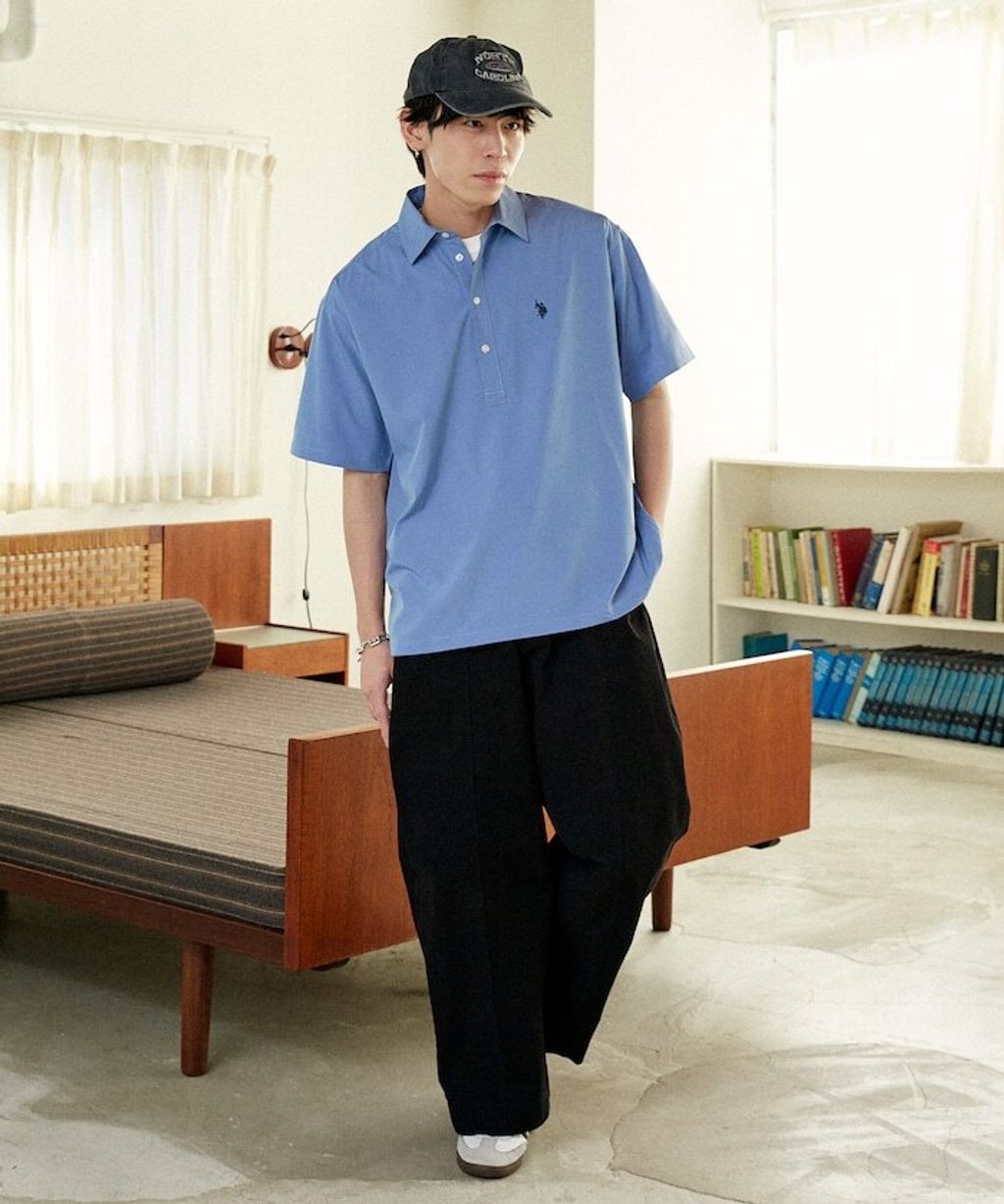 U.S. POLO USSN. × PUBLUX 亞麻短袖襯衫_19