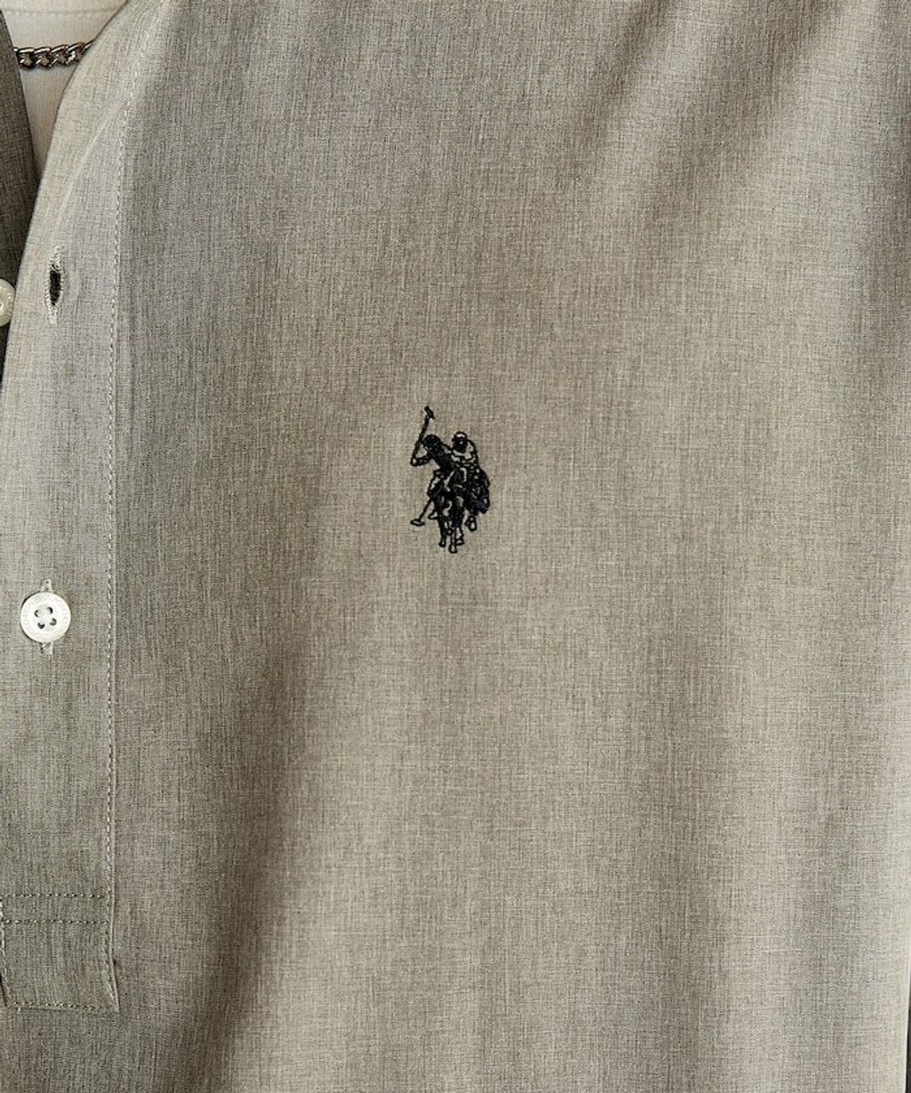 U.S. POLO USSN. × PUBLUX 亞麻短袖襯衫_13